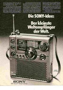 FM/AM Multi Band Receiver ICF-5900W; Sony Corporation; (ID = 583554) Radio