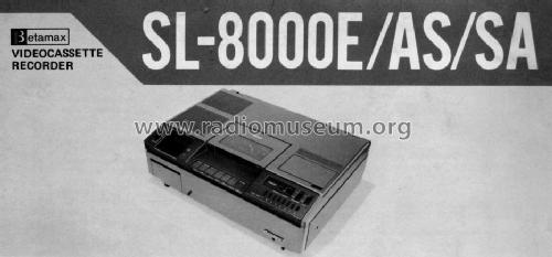 Video Cassette Recorder SL-8000E - SL-8000UB; Sony Corporation; (ID = 981149) R-Player
