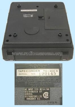 Sony-O-Matic TC-900 S; Sony Corporation; (ID = 421898) R-Player