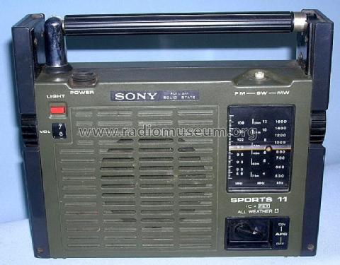 Sports 11 ICF-111B Radio Sony Corporation; Tokyo, build | Radiomuseum