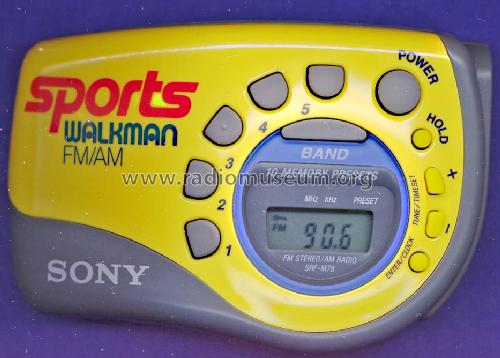 Sports FM/AM Walkman SRF-M78; Sony Corporation; (ID = 1007324) Radio