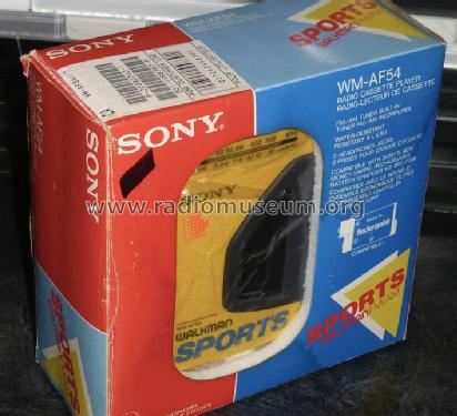 Radio Cassette Player Sports Walkman WM-AF54; Sony Corporation; (ID = 1706285) Radio