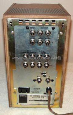 SQ Decoder / Amplifier SQA-100; Sony Corporation; (ID = 1766286) Ampl/Mixer