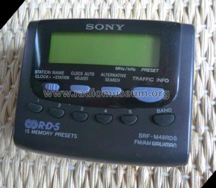 SRF-M48RDS; Sony Corporation; (ID = 1204244) Radio