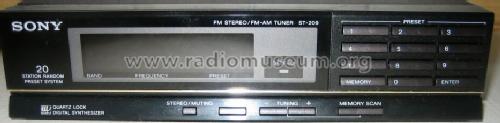 ST-209; Sony Corporation; (ID = 469749) Radio