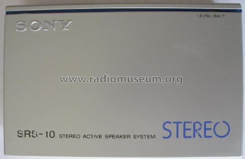 Stereo Active Speaker System SRS-10; Sony Corporation; (ID = 824068) Speaker-P