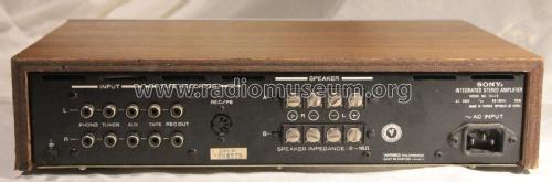 Stereo Amplifier TA-73; Sony Corporation; (ID = 2065468) Ampl/Mixer