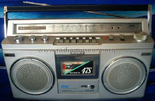 Stereo Cassette-Corder 4 Bands CFS-47S; Sony Corporation; (ID = 1704218) Radio