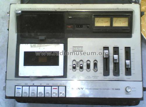 Stereo Cassette Corder TC-144 CS; Sony Corporation; (ID = 1378551) Sonido-V