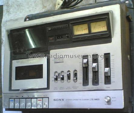 Stereo Cassette Corder TC-144 CS; Sony Corporation; (ID = 1378552) R-Player