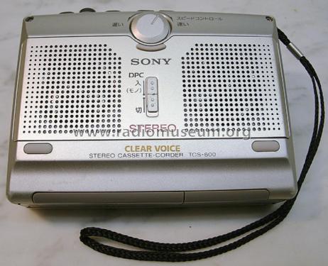 Stereo Cassette-Corder TCS-600; Sony Corporation; (ID = 1312038) R-Player