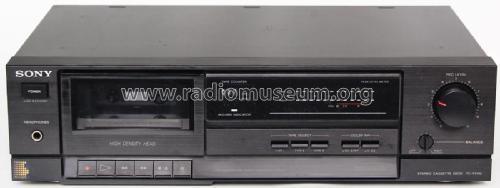 Stereo Cassette Deck TC-FX110; Sony Corporation; (ID = 1893143) Sonido-V