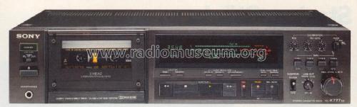 Stereo Cassette Deck TC-K777 ES; Sony Corporation; (ID = 1320879) R-Player