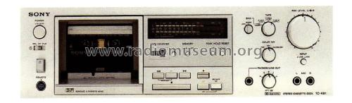 Stereo Cassette Deck TC-K61; Sony Corporation; (ID = 2089949) R-Player