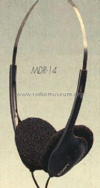 Stereo Headphones MDR-14; Sony Corporation; (ID = 468830) Altavoz-Au