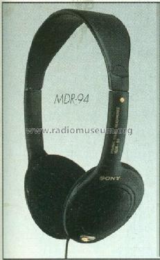 Stereo Headphones MDR-94; Sony Corporation; (ID = 468816) Parlante