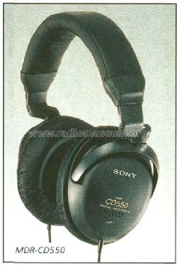 Stereo Headphones MDR-CD 550; Sony Corporation; (ID = 468791) Altavoz-Au