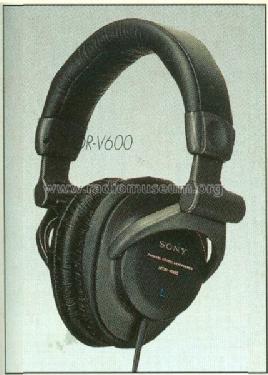 Stereo Headphones MDR-V 600; Sony Corporation; (ID = 468796) Speaker-P