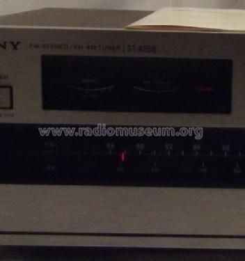 FM Stereo / FM-AM Tuner ST-4950; Sony Corporation; (ID = 1384826) Radio