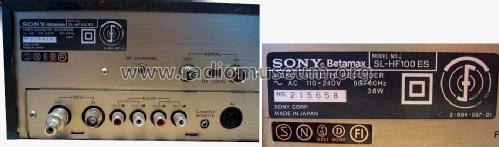 Stereo Video Cassette Recorder SL-HF100 ES; Sony Corporation; (ID = 811114) R-Player