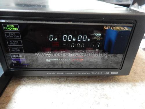 Stereo Video Cassette Recorder SLV-815; Sony Corporation; (ID = 1804070) Reg-Riprod