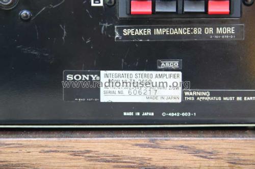 Integrated Stereo Amplifier TA-2650; Sony Corporation; (ID = 1548318) Ampl/Mixer