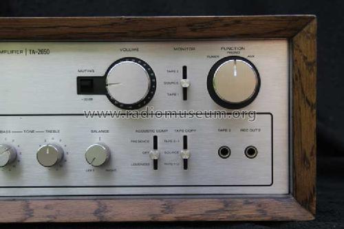 Integrated Stereo Amplifier TA-2650; Sony Corporation; (ID = 1548322) Ampl/Mixer