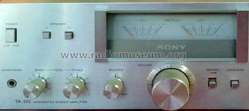 TA-313; Sony Corporation; (ID = 1202486) Ampl/Mixer