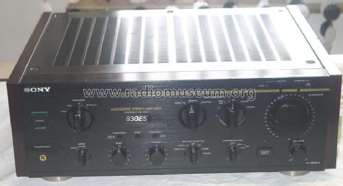 Integrated Stereo Amplifier 830ES TA-F830ES; Sony Corporation; (ID = 105975) Ampl/Mixer
