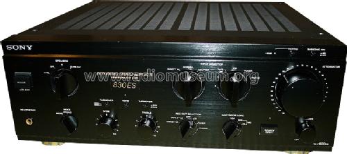 Integrated Stereo Amplifier 830ES TA-F830ES; Sony Corporation; (ID = 1526267) Ampl/Mixer