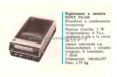 TC-110; Sony Corporation; (ID = 2094087) R-Player