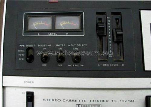 TC-132SD; Sony Corporation; (ID = 1659905) Enrég.-R