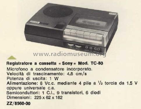 TC-80; Sony Corporation; (ID = 1474049) R-Player