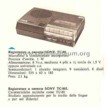TC-80; Sony Corporation; (ID = 2094081) R-Player
