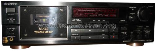 TC-K770ES; Sony Corporation; (ID = 1830176) R-Player