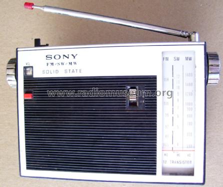 FM/ SW/ MW Solid State TFM-110WB; Sony Corporation; (ID = 1408675) Radio