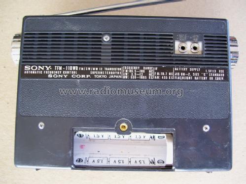 FM/ SW/ MW Solid State TFM-110WB; Sony Corporation; (ID = 1408682) Radio