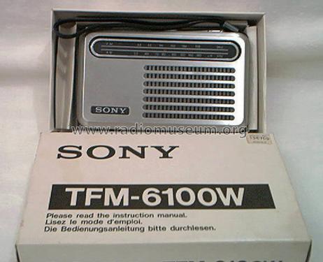 TFM-6100W; Sony Corporation; (ID = 1404493) Radio