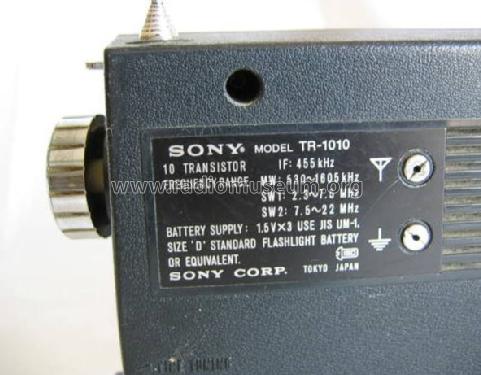 TR-1010; Sony Corporation; (ID = 1076232) Radio