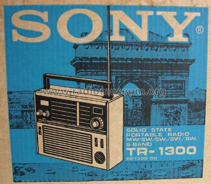 TR-1300; Sony Corporation; (ID = 1143677) Radio