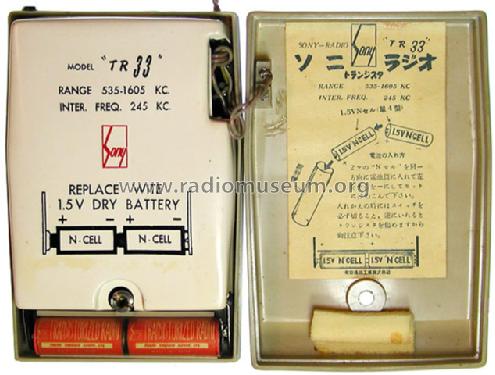 TR-33; Sony Corporation; (ID = 421416) Radio