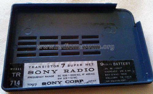TR-714; Sony Corporation; (ID = 1638123) Radio