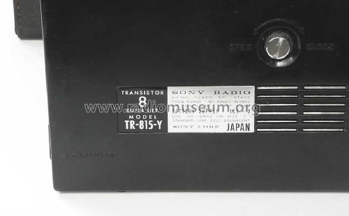 Super Sensitive TR-815Y; Sony Corporation; (ID = 514611) Radio
