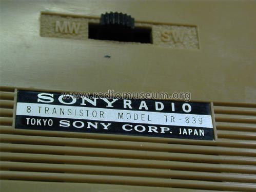 TR-839; Sony Corporation; (ID = 738672) Radio