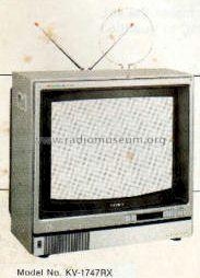 Trinitron Color TV KV-1747RX; Sony Corporation; (ID = 957515) Télévision