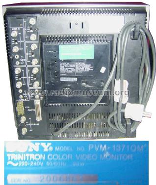 Trinitron Color Video Monitor PVM-1371QM; Sony Corporation; (ID = 695612) Television