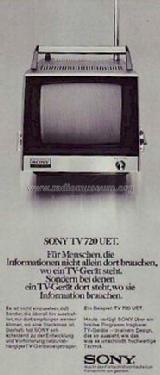 TV-720 UET; Sony Corporation; (ID = 686062) Television