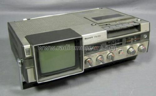 TV-FM/AM Receiver Cassette-Corder FX-412; Sony Corporation; (ID = 1066721) TV Radio