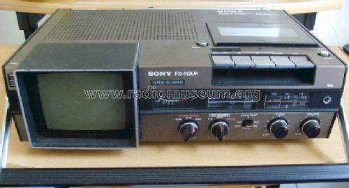 TV/Radio/Cassette FX-412UK; Sony Corporation; (ID = 1047571) TV Radio
