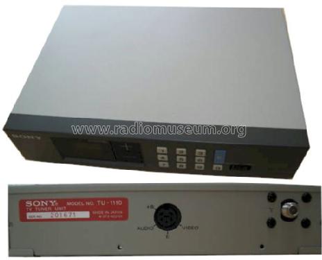 TV Tuner Unit TU-1110; Sony Corporation; (ID = 753344) Televisore